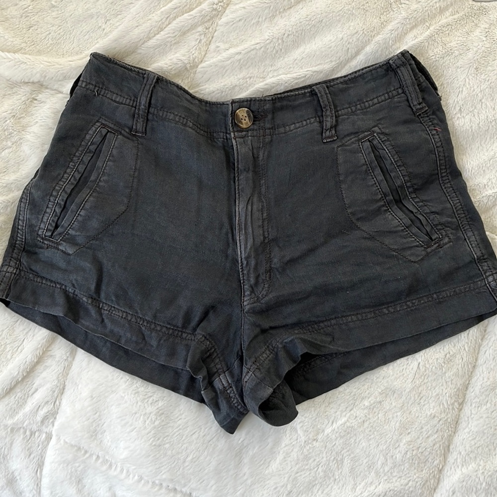 Linen Blend Shorts